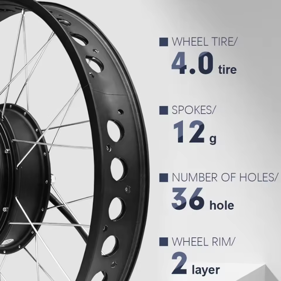 72V 3000W Fat Tire Snow Bike M - Fat Tire Ebike Conversion Kit 2000W ulasan dan harga